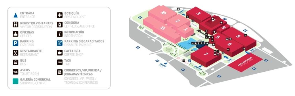 plano Feria de construcción Zaragoza 