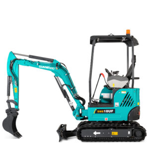 mini escavatore. macchina per il movimento terra